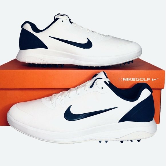Nike Mens Infinity G Spikeless Golf Shoes White Navy CT0535-102 Wide Size 10 - Picture 1 of 10